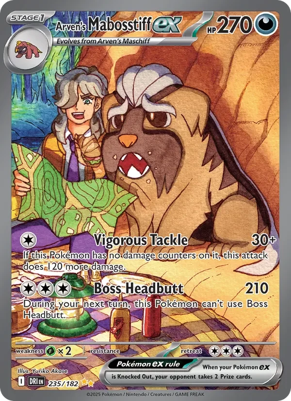 Arven's Mabosstiff ex - Full Art