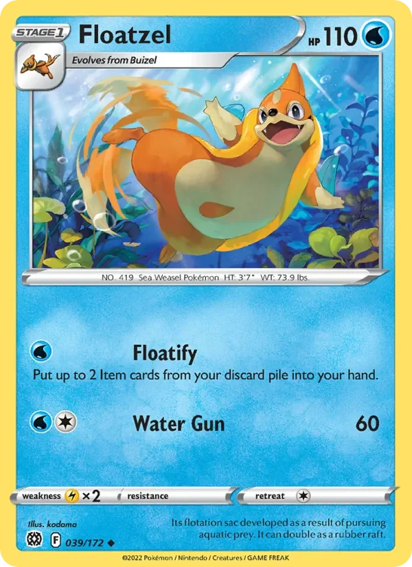 Floatzel - Non-holo