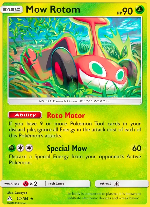 Mow Rotom - Non-holo