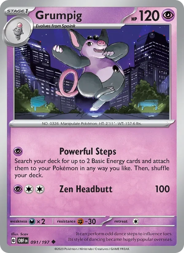 Grumpig - Non-holo