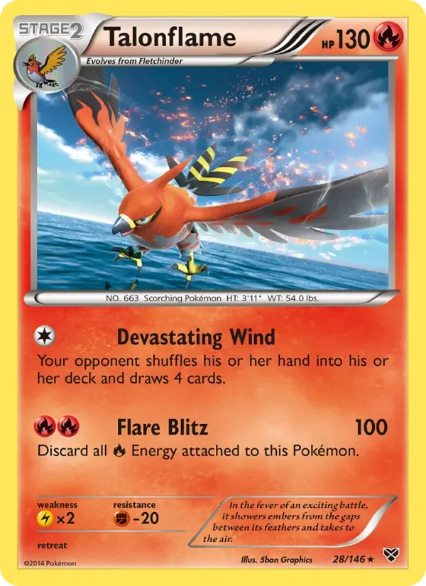 Talonflame - Non-holo