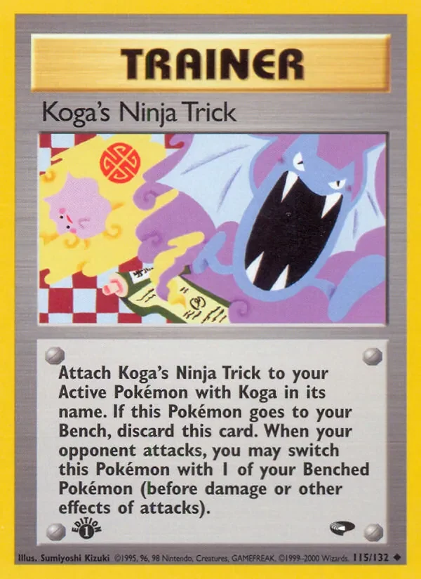 Koga's Ninja Trick - Non-holo