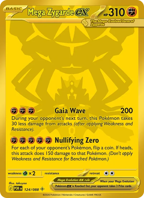 Mega Zygarde ex - Holo