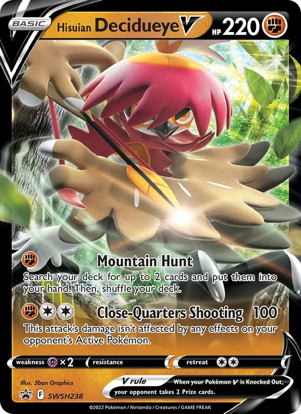 Hisuian Decidueye V - Holo
