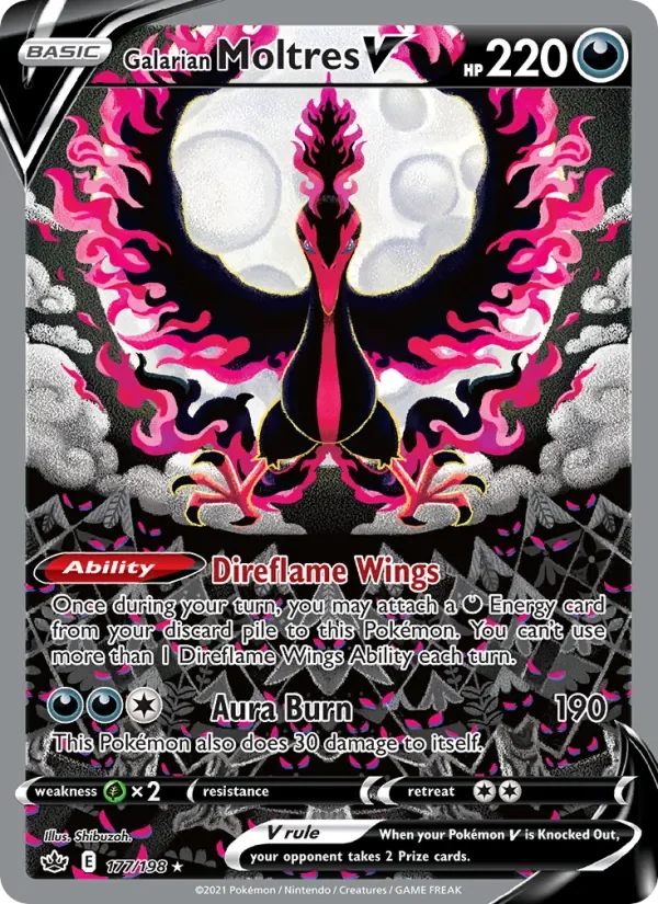 Galarian Moltres V - Holo