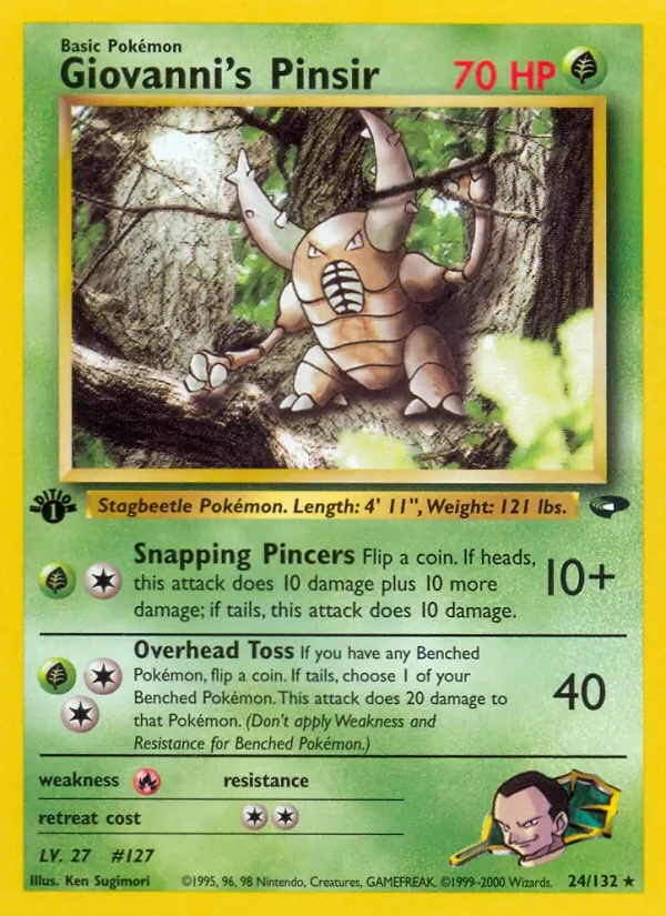 Giovanni's Pinsir - Non-holo