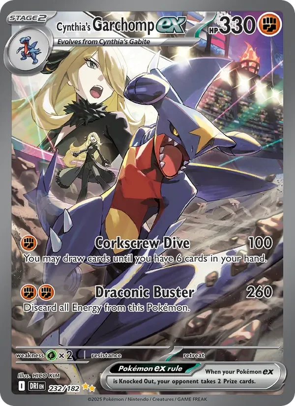 Cynthia's Garchomp ex - Full Art