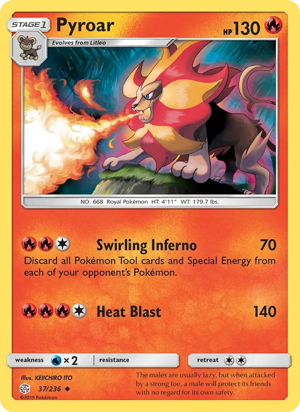 Pyroar - Non-holo