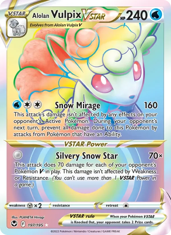 Alolan Vulpix VSTAR - Holo - Rainbow
