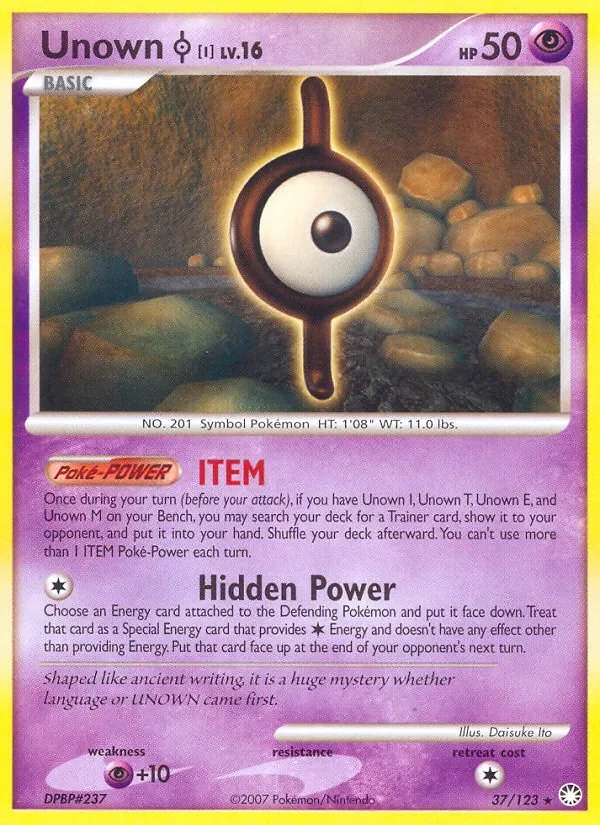 Unown I - Non-holo