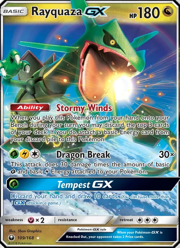 Rayquaza GX - Non-holo