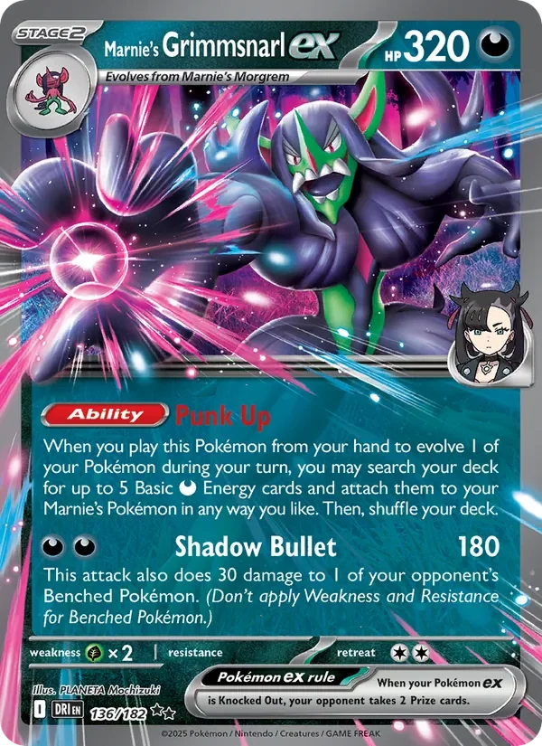 Marnie's Grimmsnarl ex - Holo