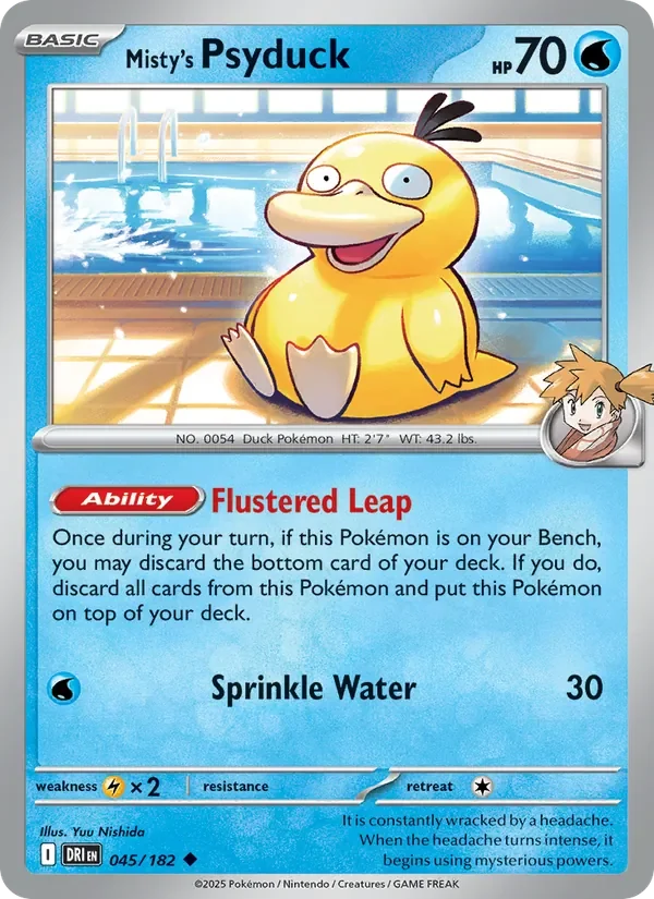 Misty's Psyduck - Non-holo
