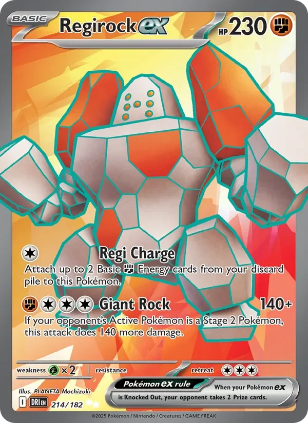 Regirock ex - Full Art