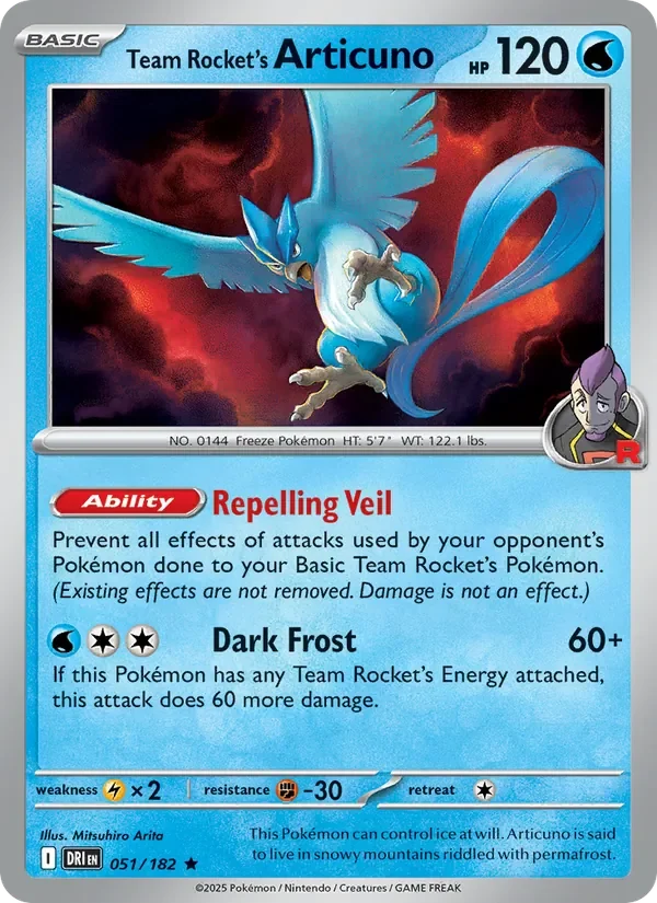 Team Rocket's Articuno - Non-holo