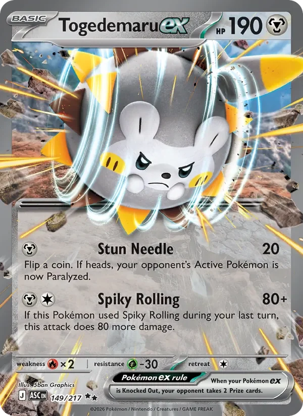Togedemaru ex - Holo