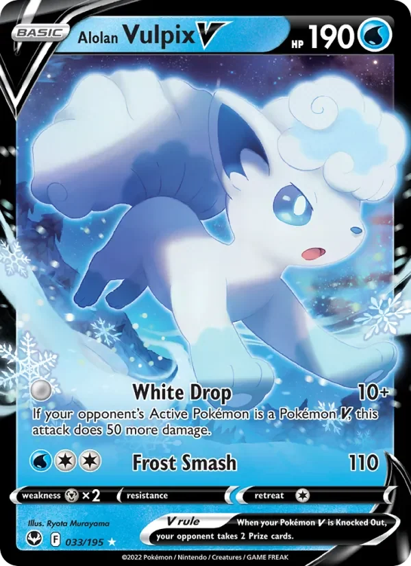 Alolan Vulpix V - Holo