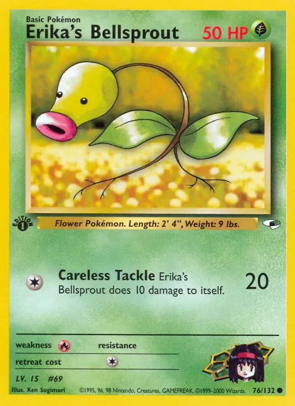 Erika's Bellsprout - Non-holo