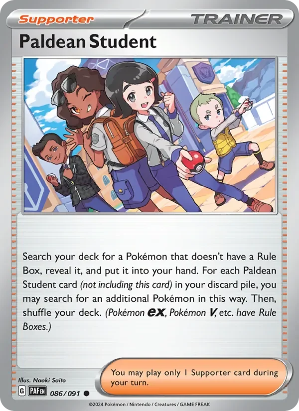 Paldean Student - Non-holo