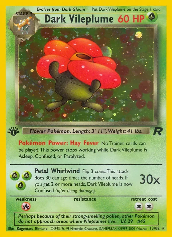 Dark Vileplume - Holo