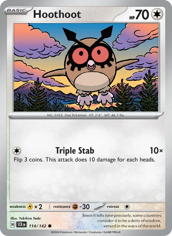 Hoothoot - Non-holo