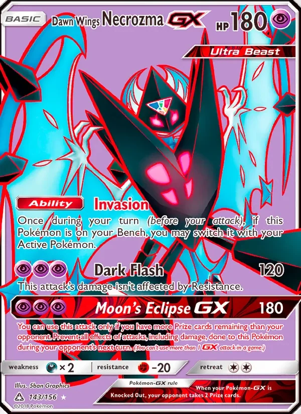 Dawn Wings Necrozma GX - Non-holo