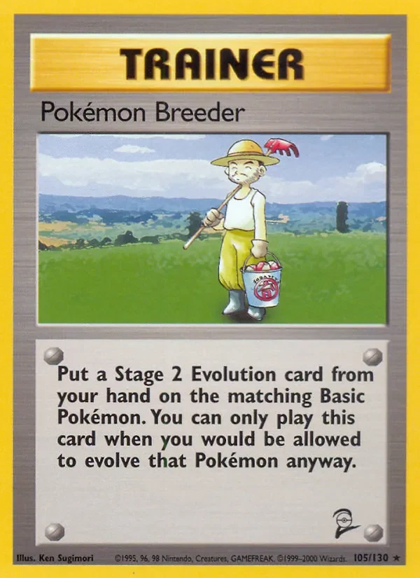 Pokémon Breeder - Non-holo