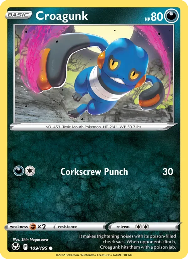 Croagunk - Non-holo