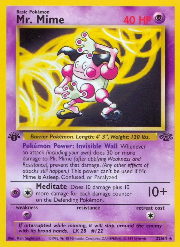 Mr. Mime - Non-holo