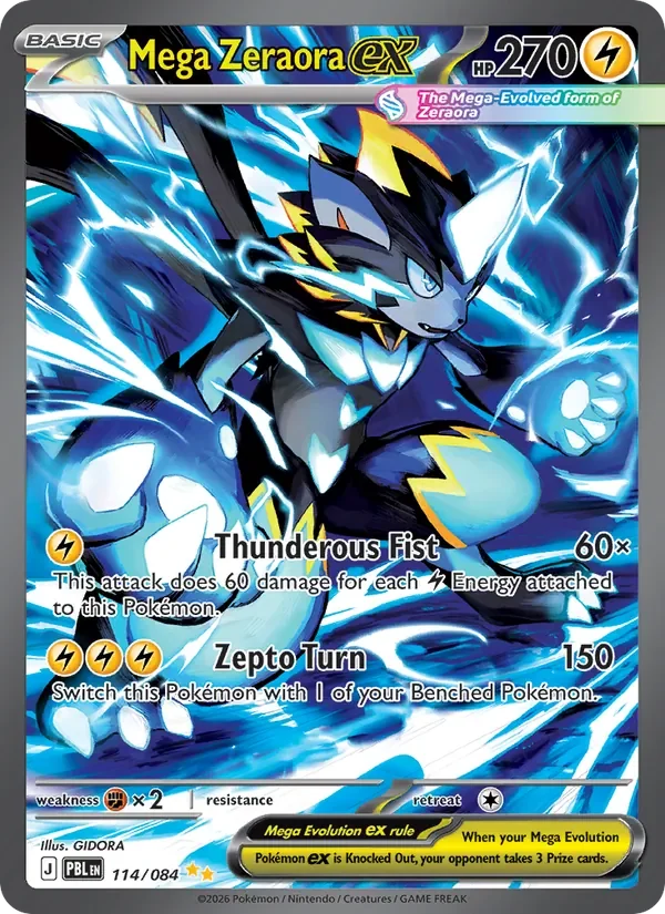 Mega Zeraora ex - Full Art