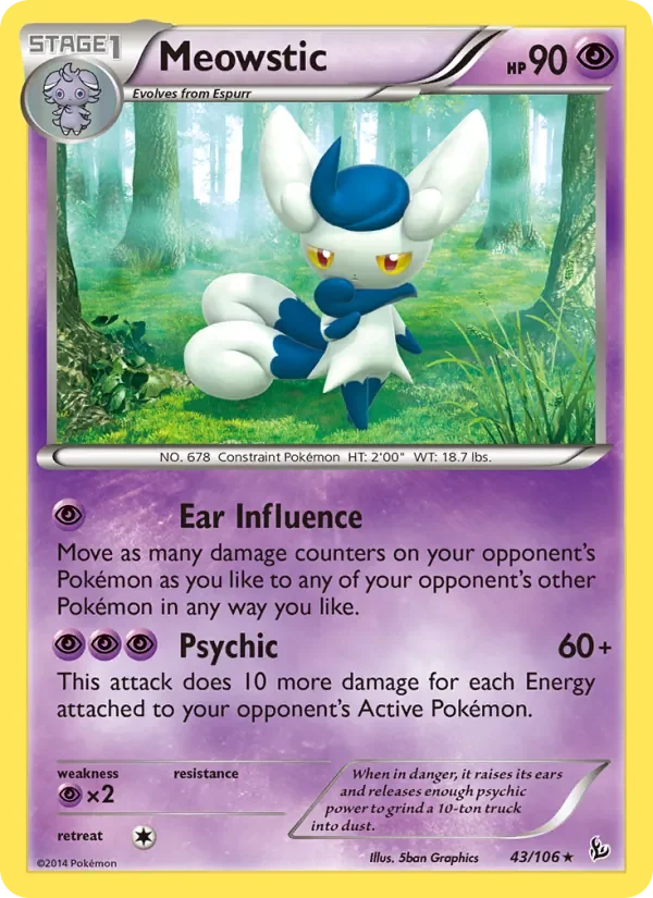 Meowstic - Non-holo