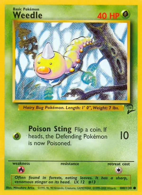 Weedle - Non-holo