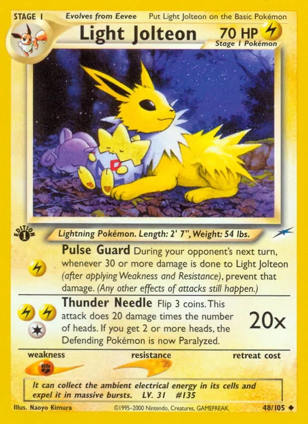 Light Jolteon - Non-holo