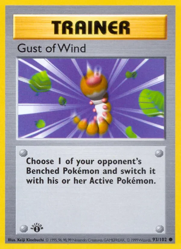 Gust of Wind - Non-holo - 1999-2000 copyright