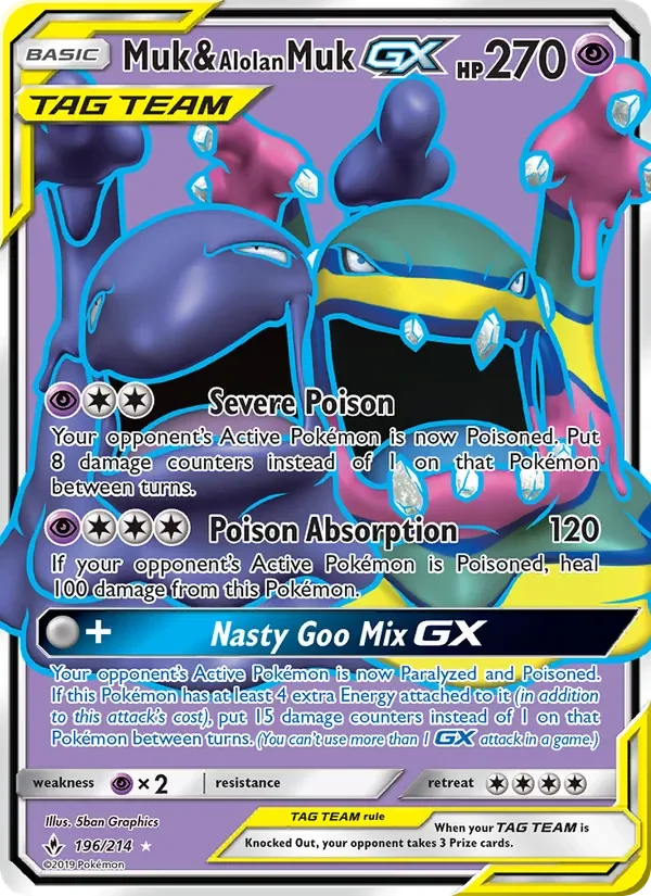 Muk & Alolan Muk GX - Non-holo