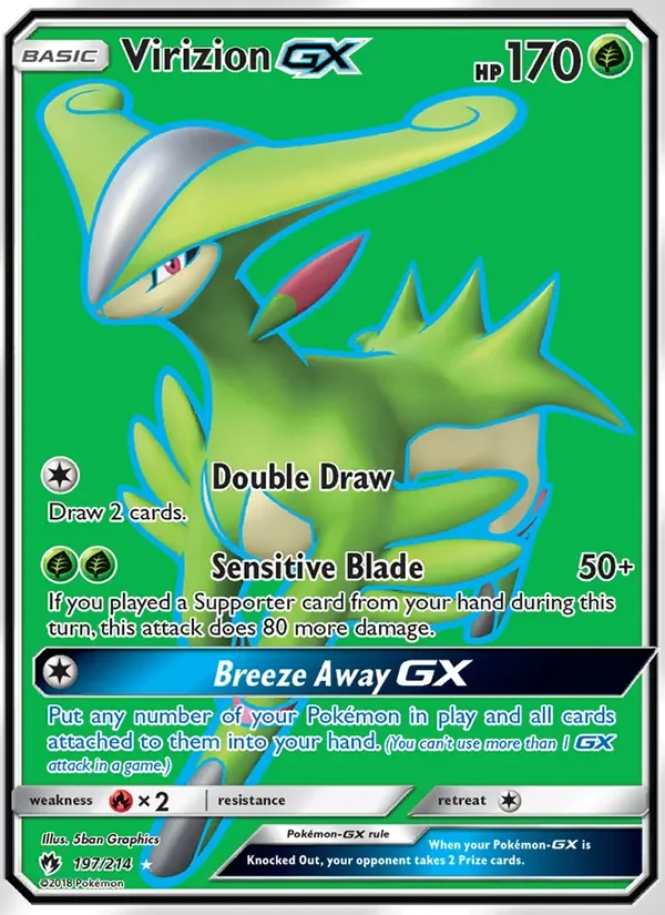 Virizion GX - Non-holo