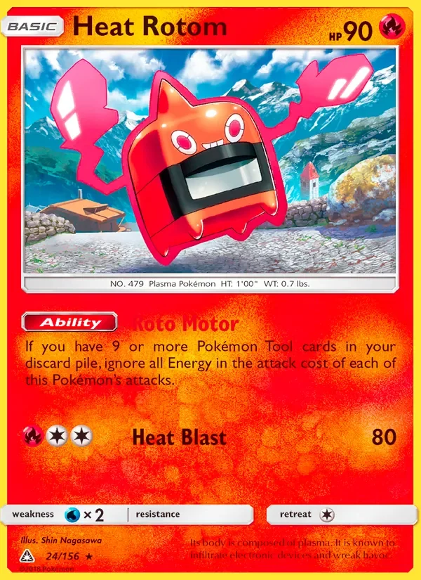Heat Rotom - Non-holo