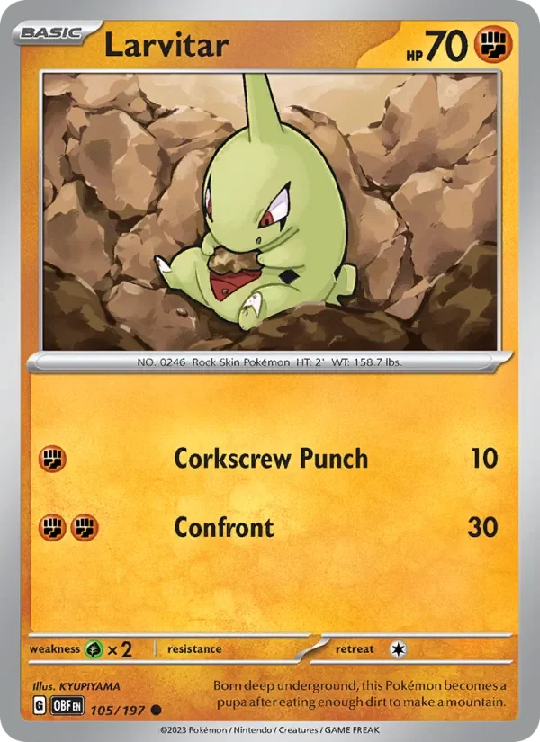 Larvitar - Non-holo