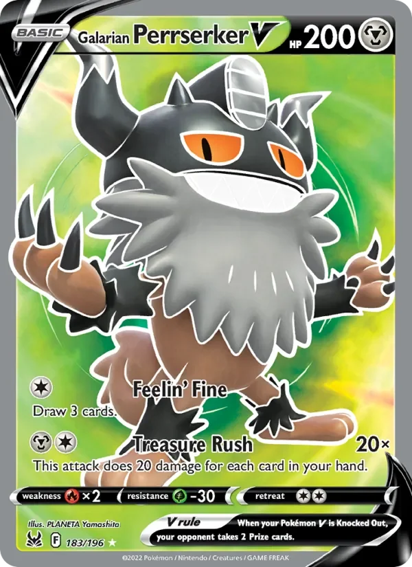 Galarian Perrserker V - Holo