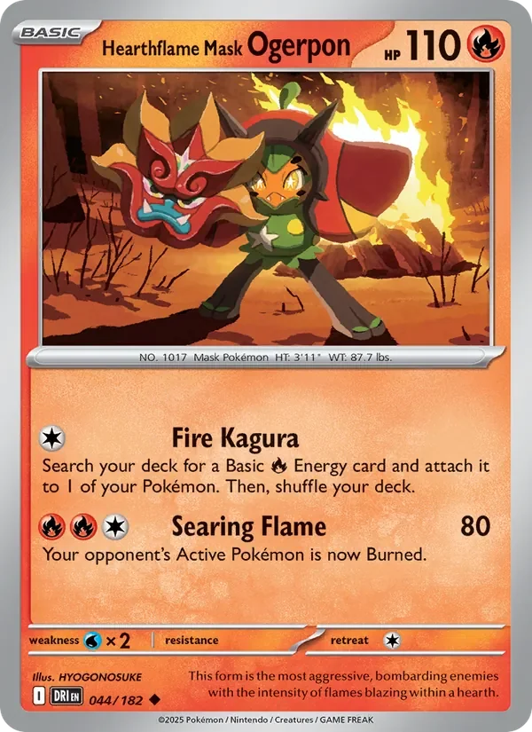 Hearthflame Mask Ogerpon - Non-holo