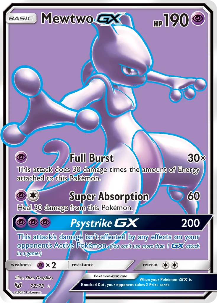 Mewtwo GX - Non-holo