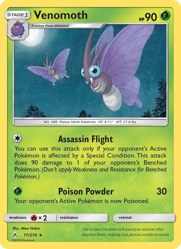 Venomoth - Non-holo