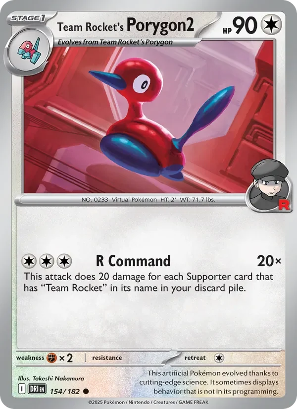 Team Rocket's Porygon2 - Non-holo