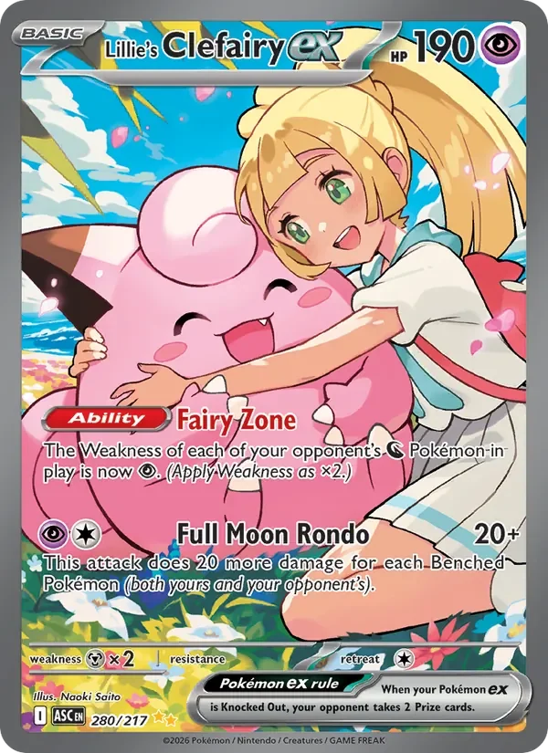 Lillie's Clefairy ex - Full Art