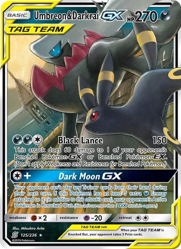 Umbreon & Darkrai GX - Non-holo
