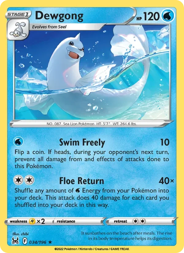 Dewgong - Non-holo