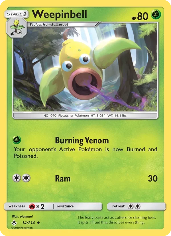 Weepinbell - Non-holo