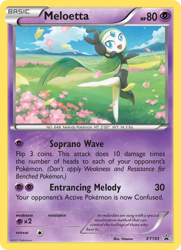 Meloetta - Non-holo