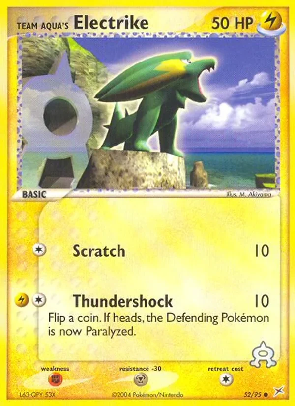 Team Aqua's Electrike - Non-holo