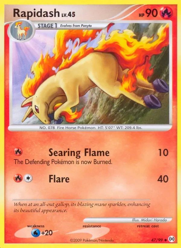 Rapidash - Non-holo